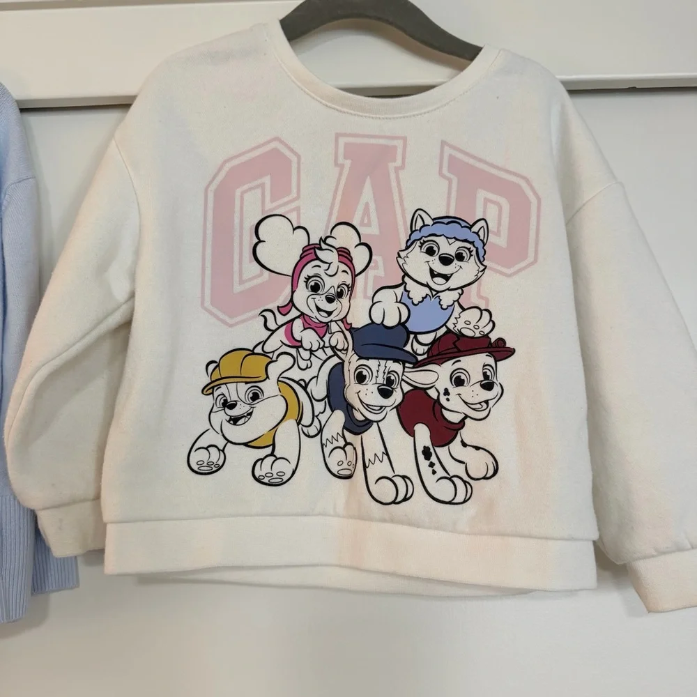 GAP Disney Kids‎ Cartoon Character Sweaters - Blue and White